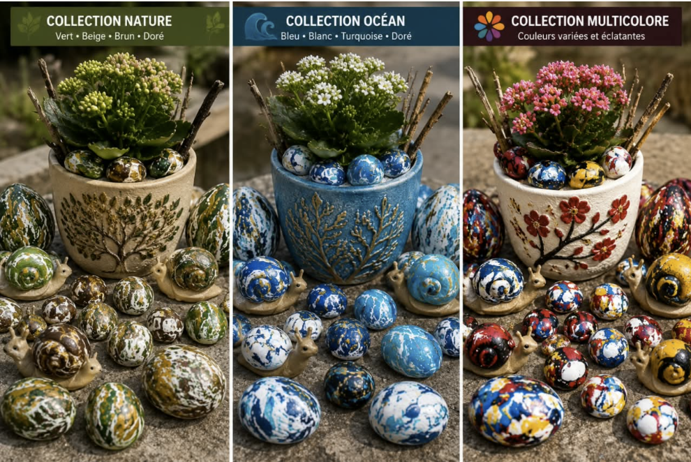 Collections Nature, Océan et Multicolore