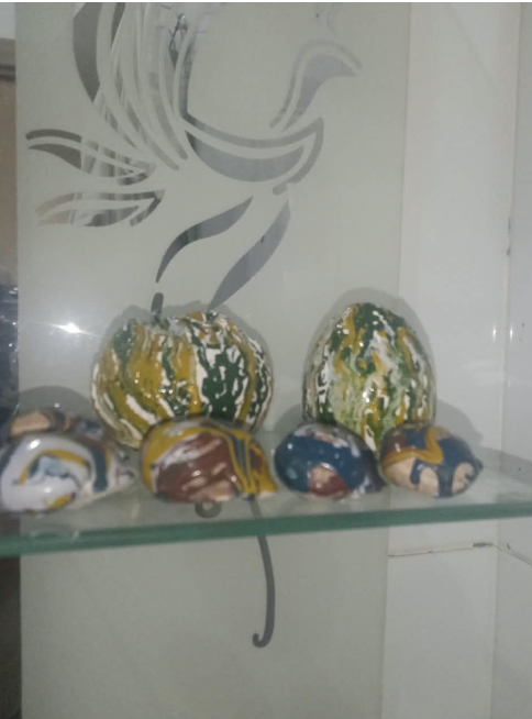 Exemple réel de créations décoratives peintes